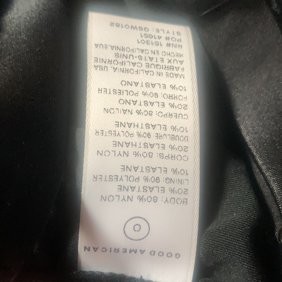 NWOT Good American Black Swimsuit SIZE 0/ XS - Picture 12 of 15